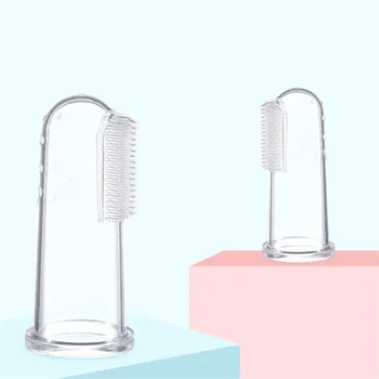 

10 pcs Silicon Toothbrush Finger Toothbrush Children Teeth Clean Soft Silicone Infant Tooth Brush Rubber Cleaning Baby Brush