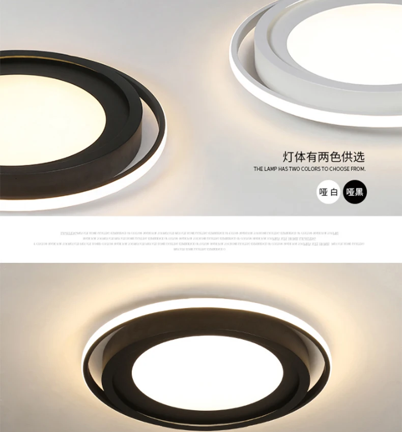 Chandelierrec современные светодиодные потолочные лампы для гостиной спальни AC85~ 265 В Домашнее освещение светильники потолочные лампы в низкие потолки