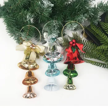 

Bowknot Jingle Bell Rings Pendant for Christmas Tree And Door Hanging Christmas Tree Decoration/DIY Crafts Accessories