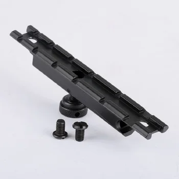 

1Pc Hunting Standard See-Through Carry Handle 20mm Rifle Rail Scope Mount Hunt Base Adapter Aluminum Rifle Rail Mount Base 132mm