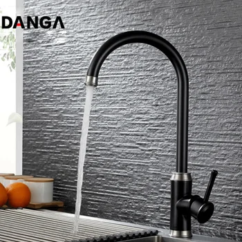 

Wall-mounted Kitchen Faucet 304 Stainless Steel Faucets Rotatable Water Faucet Sink Taps Mixing Water Tap Hot Cold Faucet Mixer