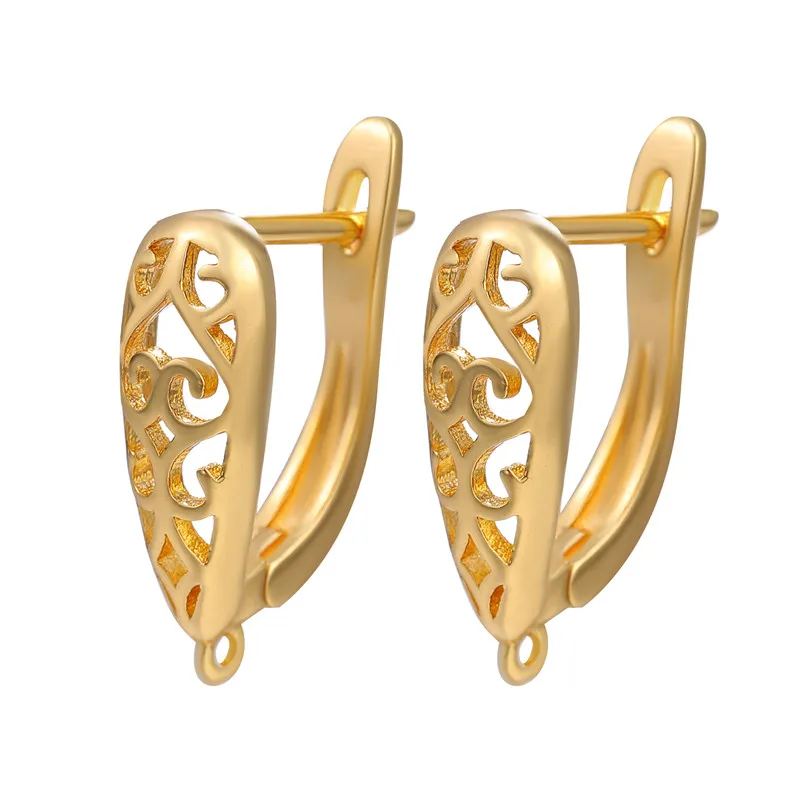 gold 2 пары сережек для женщин, изготовление ювелирных изделий, ручная работа, застежка с кисточками, аксессуары для сережек, крючки, серьги для изготовления ювелирных изделий - Окраска металла: gold