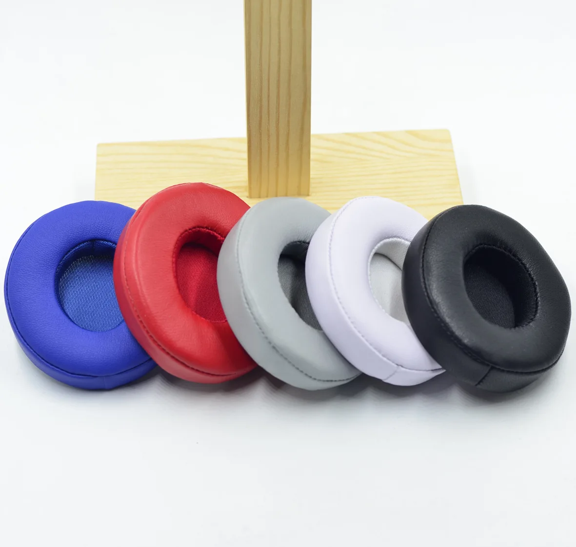 Replacement Soft Foam Ear Pads Cushions Sheepskin Leather For Beats for Solo 2 0 Solo2 solo3 Wireless Headphones Earpads