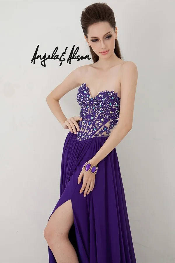 Vestido de festa фиолетовое шифоновое новое популярное сексуальное милое пляжное модное платье для выпускного вечера с аппликацией из бисера, вечерние платья, платья подружки невесты