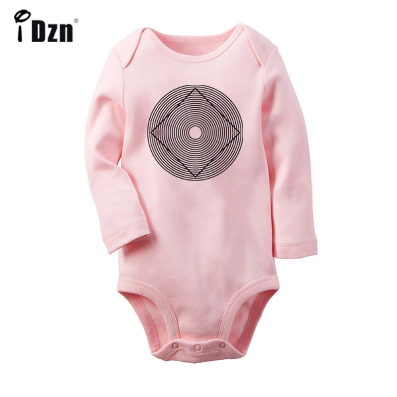 

Geometry FIG illusion Art Fashion Lucifer Planet Design Newborn Baby Bodysuit Toddler Long Sleeve Onsies Jumpsuit Cotton Clothes