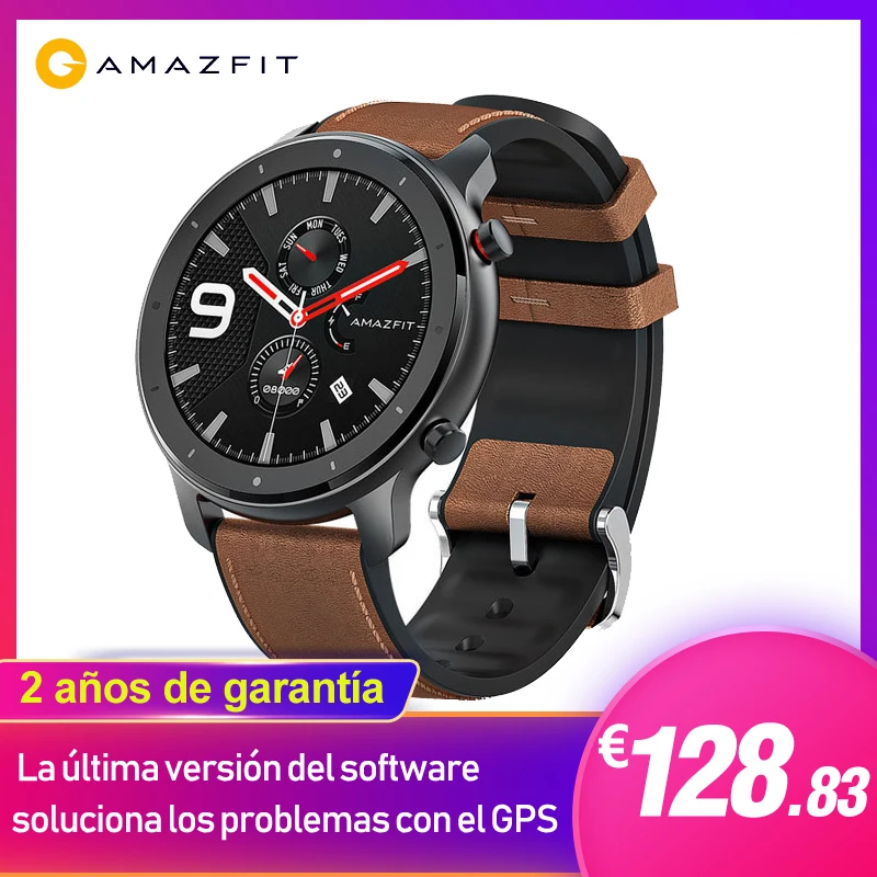 Продажа В качестве сырьевого материала Huami Amazfit GTR 47 мм смарт Watch1.39 дюймов с 24 дней Срок службы батареи 5ATM Водонепроницаемый font b gps b font и ГЛОНАСС 12 спортивных ...