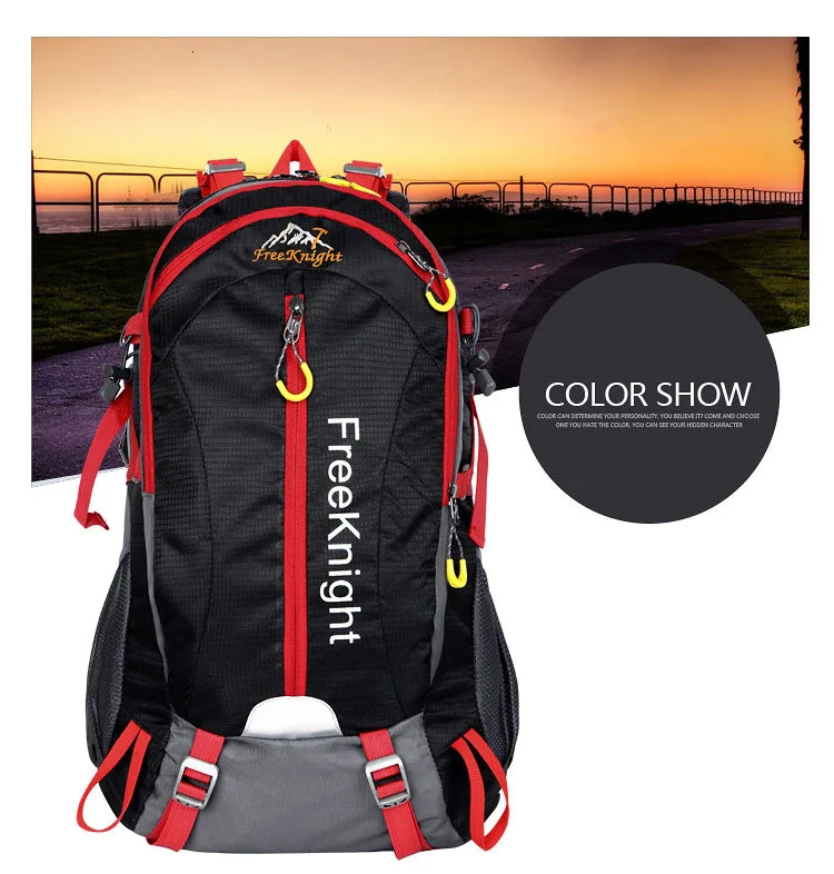 FREEKNIGHT 40L спортивная сумка Открытый рюкзак для путешествий Molle водостойкая походная сумка альпинизм походные рюкзаки унисекс