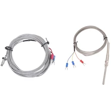 Sonde de contrôle de température pour Thermocouple de Type K 0 400C, 2 mètres et 3 mètres, 2 pièces
