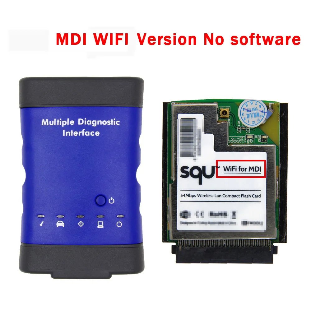 WIFI No software MDI для GM MDI несколько OBD2 автоматический сканер WiFi USB OBD OBD2 автомобильный диагностический инструмент V2019.04 диагностический интерфейс многоязычный - Цвет: WIFI No software