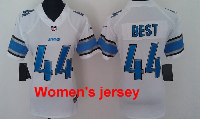 A+++ для женщин и девушек все сшитые Detroit s ladies 9 Matthew Stafford 21 Ameer Abdullah 81 Кельвин Джонсон Вышивка Логотипы Джерси - Цвет: 7