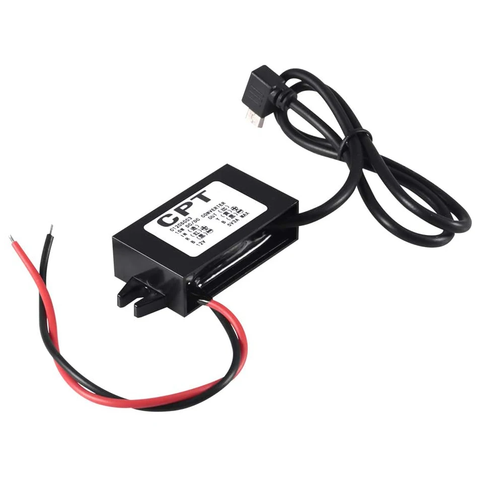 DC-DC от 12 В до 5 пост 3A двойной микро порт USB конвертер Напряжение понижающий