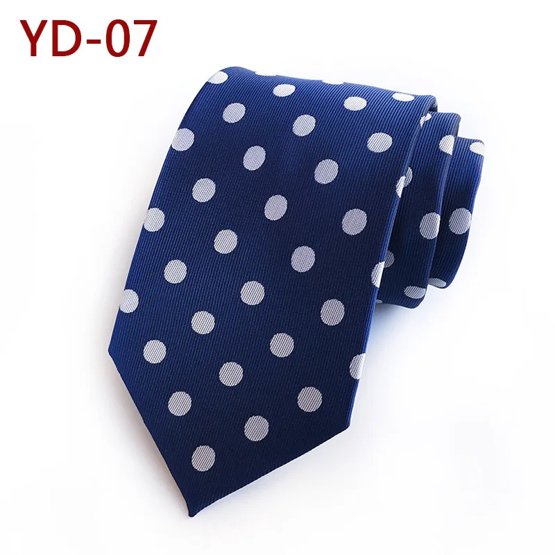 Necktie Мужской Жаккардовый тканый галстук в горошек, для свадьбы, вечеринки, праздника, узкий галстук на шею, аксессуар, британский полиэстер, 8 см, деловой галстук, галстук - Цвет: Necktie