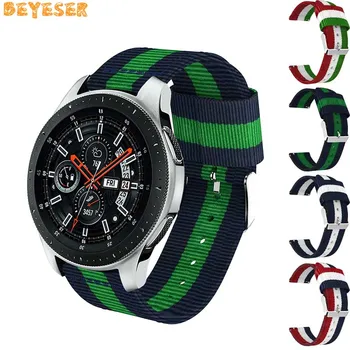 

Nylon band For Samsung Gear S3 Cassic/Frontier wristband replacement Smart accessories For Samsung Galaxy Watch 46mm wrist strap