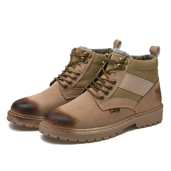 

Popular Mens Boot Casual Autumn Winter Shoes Men Vintage New Style Ankle Sneaker Male Lace Up Footwear Fashion Botas Para Hombre