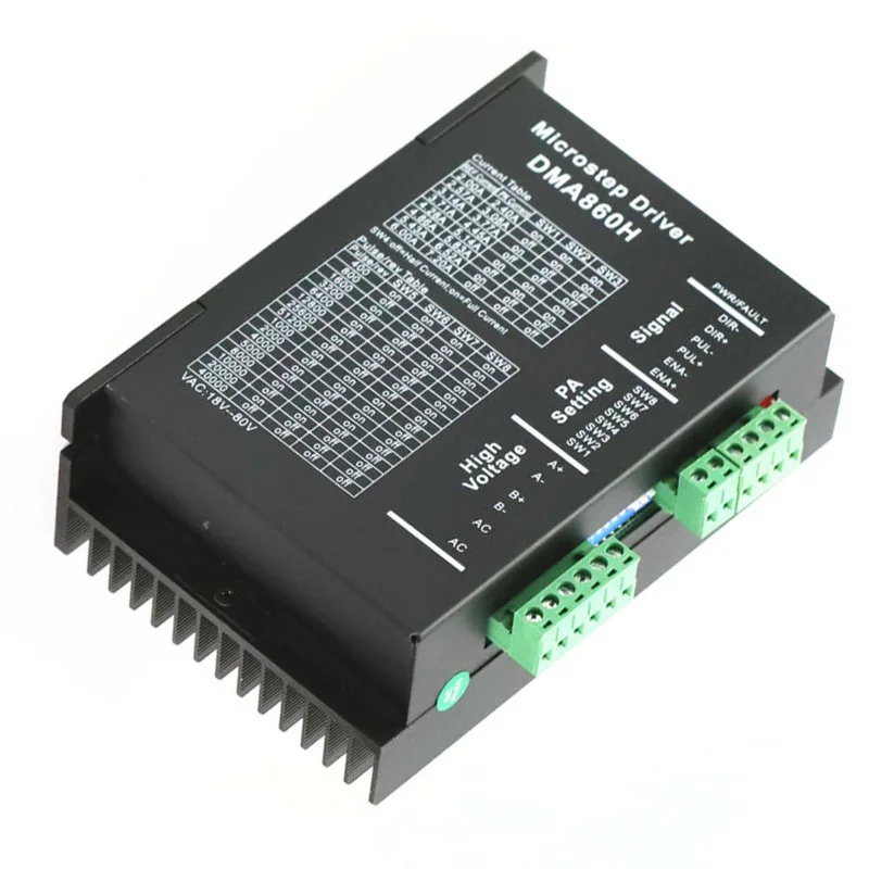 1x DM860H Microstep мотор с бесщеточным двигателем постоянного тока в виде ракушки 57 86 шаговый двигатель NEMA 23; большие размеры 34-машины