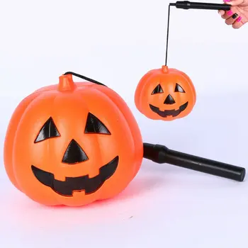 

2018 NEW Halloween Dress props witch mobile phone pumpkin lamp LED pumpkin Halloween festival