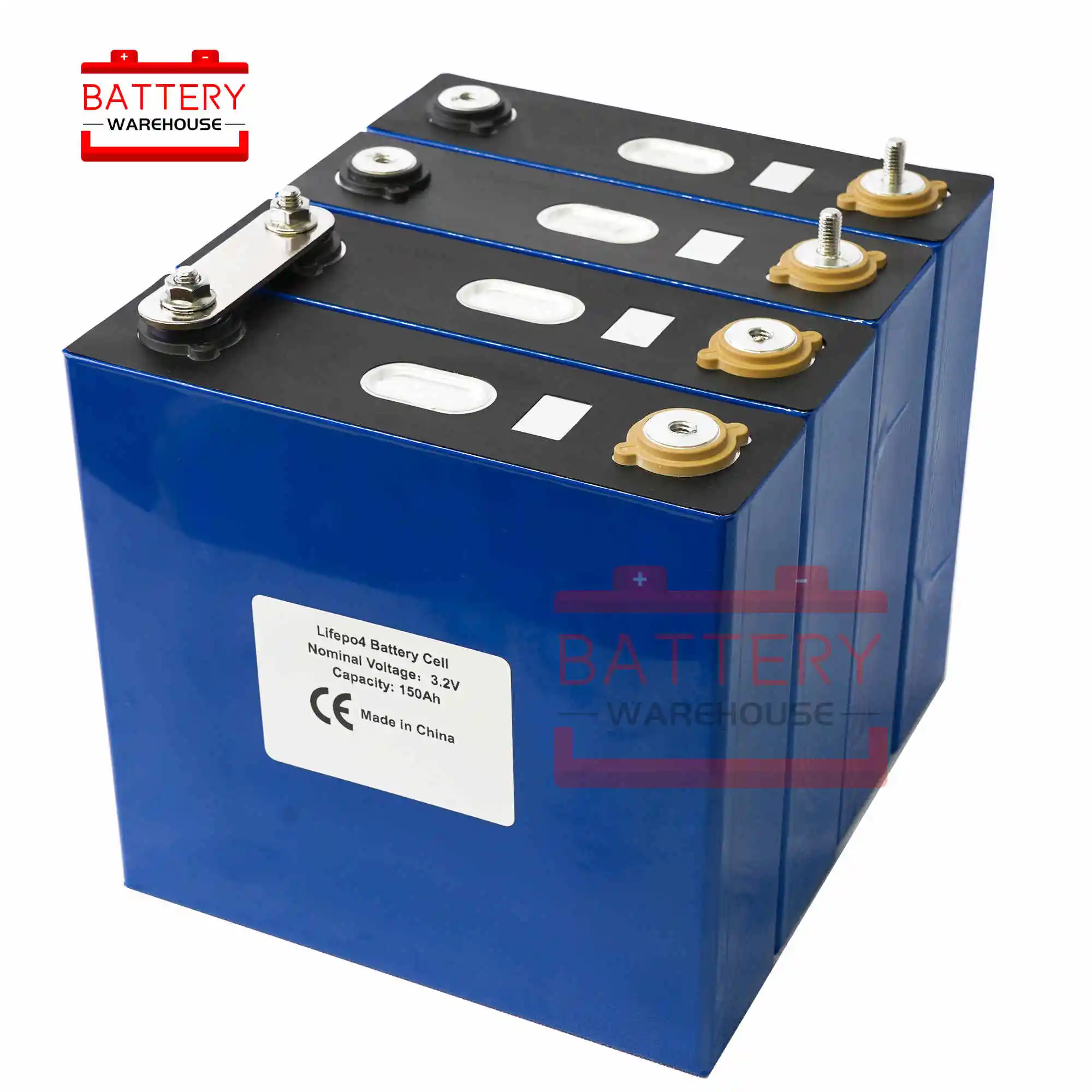 16 шт. 3.2v150ah Lifepo4 аккумуляторные батареи литиевые железно-фосфатные батареи NOT100ah 120ah для 48V солнечной RV