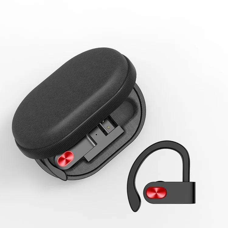Беспроводные спортивные наушники TWS Bluetooth 5,0 наушники с ушным крюком для бега с шумоподавлением стерео наушники с микрофоном IPX4 водонепроницаемые