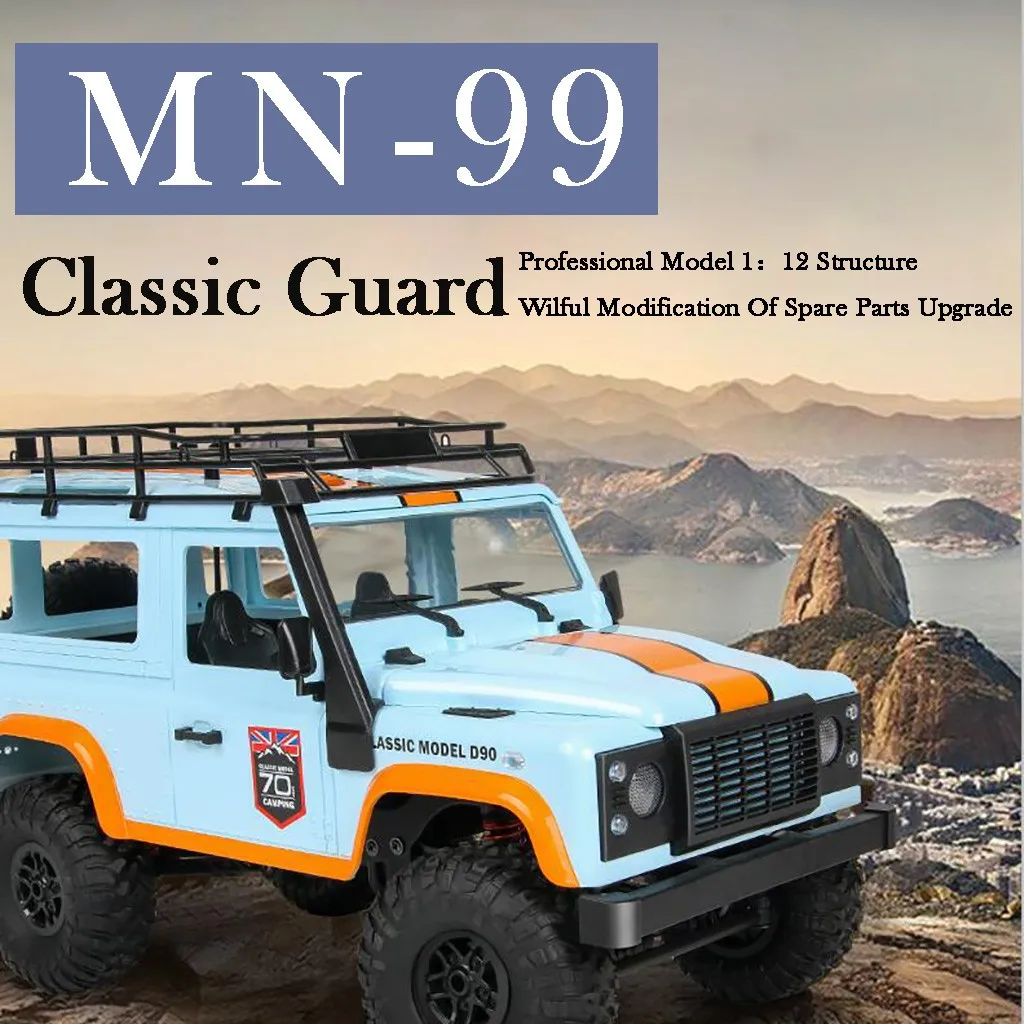 MN-99 Радиоуправляемый грузовик 2,4 г 1/12 4WD RTR военные гусеничные грузовые автомобили Радиоуправляемый багги автомобиль внедорожный автомобиль игрушки для детей подарок