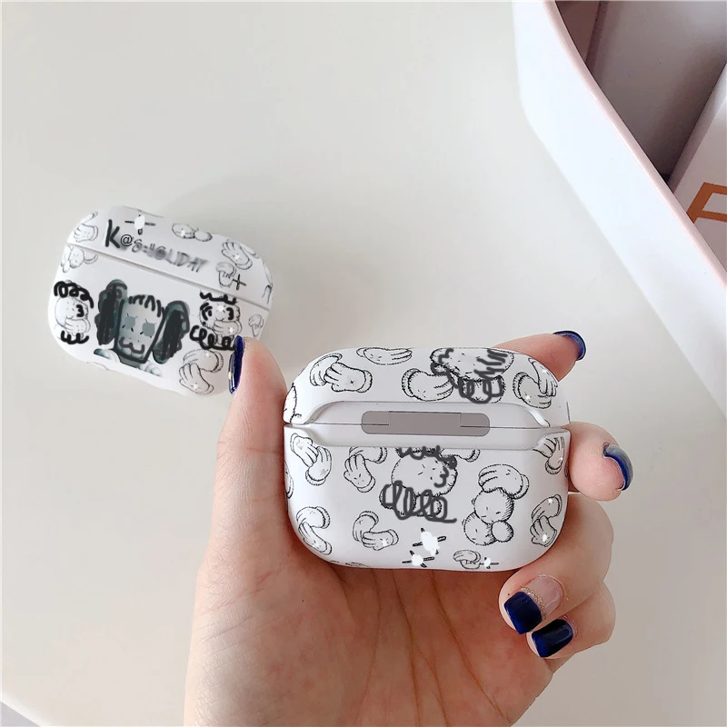 Популярный Матовый чехол Funda для AirPods Pro Чехол для ПК Жесткий Модный чехол для Apple Air pods pro 3 tws Bluetooth чехол для наушников# EW