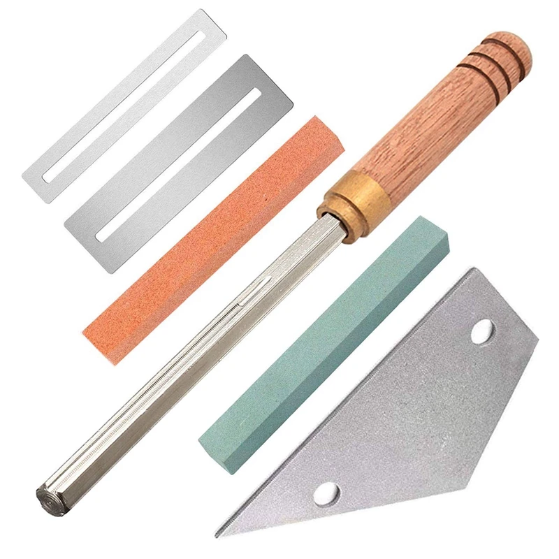 Guitar Repair And Lubrication Tools Include Frottle Crown Dressing Stainless Steel Froth Rocker Fingerboard Protectiv | Спорт и
