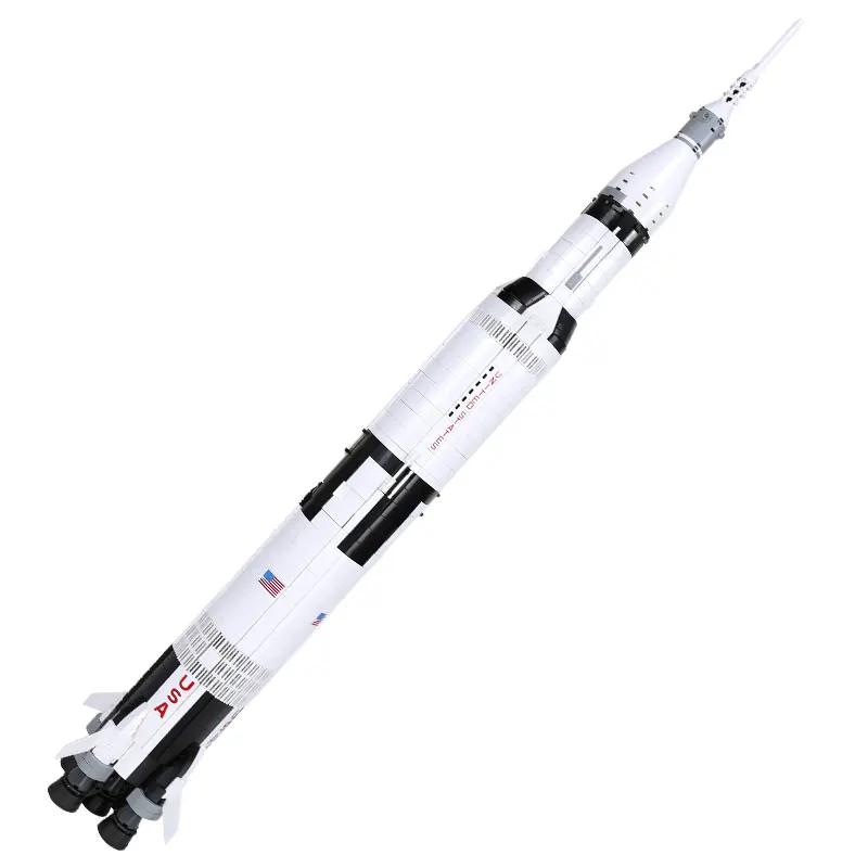 Новые идеи серии модель Apollo Saturn V строительные блоки набор совместимых 21309 37003 классические Развивающие игрушки для детей