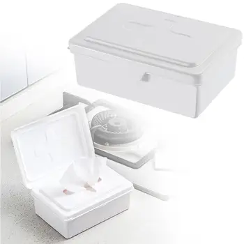 

Facial Mask Storage Box Holder Case Dustproof Mask Container Organizer Box For Storing Disposable Facial Mask/Wet Tissue Paper