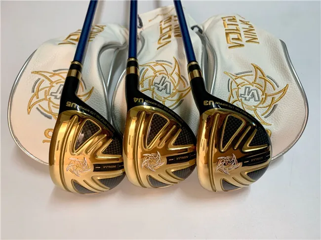 Катана ниндзя гибрид гольф клубы 19/22/25 градусов R/S/SR гибкий графитовый Вал с