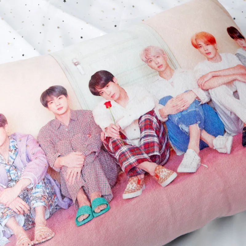 Bangtan подушка для мальчиков карта душа Картина Подушка Диван Автомобильная подушка двухсторонняя подушка