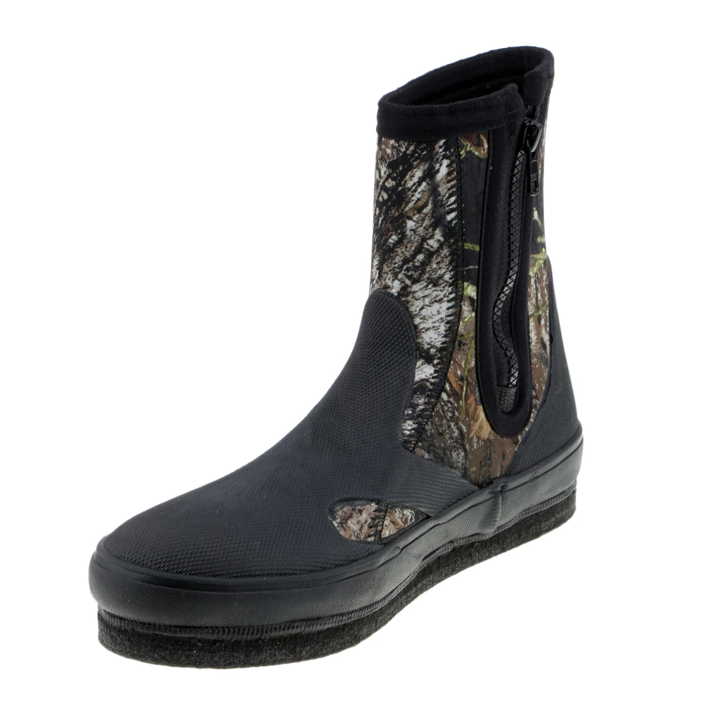 Neoprene Fishing Shoes Non-slip Wear-resistant Warm Comfortable Diving Boots Fishing Waders for Camping HIking