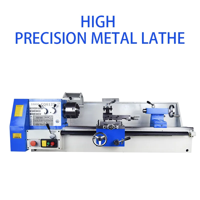 

High Precision Multifunctional Metal Lathe, Mini Household Metal Table Woodworking Lathe