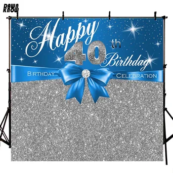 

DAWNKNOW Bowknot Vinyl Photography Background For Baby Happy Birthday Photo Shoot Backdrop For Birthday Party Photo Studio G885