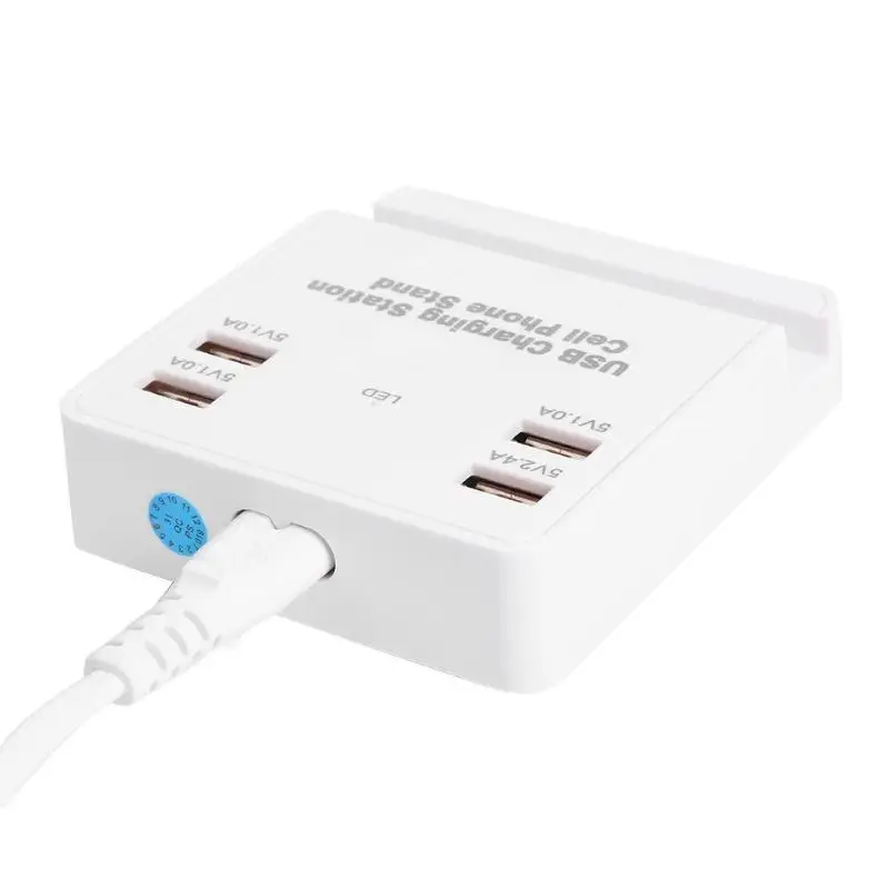 X2 Mini 4 порта USB быстрая зарядная станция Настольный Мульти USB телефон планшет зарядная док-станция адаптер для iPhone samsung huawei US Plug