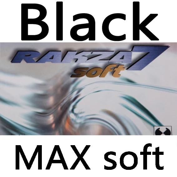 Yasaka Original RAKZA 7 SOFT RK7 Pimples In Table Tennis Rubber RAKZA7 SOFT Pips-In Ping Pong Sponge Tenis De Mesa - Цвет: Black MAX Soft