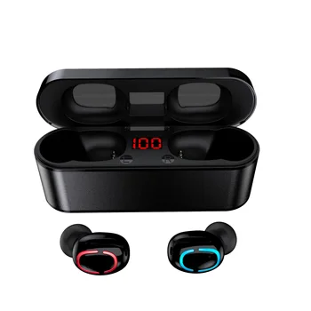 

Touch Control Wireless Mini Earbuds TWS Q68 Auto Pairing Binaural Call Sport Earphones Metal Charing Case