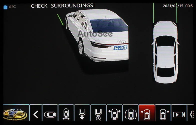 12 видов режимов просмотра автомобильная камера 3D Key Max с углом обзора 360 градусов