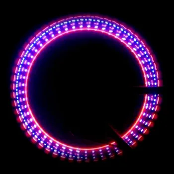 

high quality Cycling Bike Bicycle Tire Wheel Valve Led Flash Light With 32 Kinds Changes 7 color light from the double-sided LED