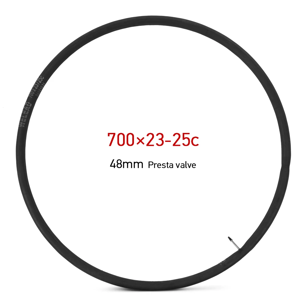 700c 48mm Presta MTB горный велосипед дорожный велосипед шины для велосипеда 26 ''/16'' внутренний для шин Schrader Клапан велосипедная камера - Цвет: 700c 48mm Presta