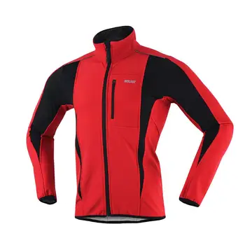 

Winter Autumn Men's Cycling Jacket Outdoor Sports Bicycle Bike Jersey Windproof Soft Shell Warm Thermal Cycling Coat Jacket