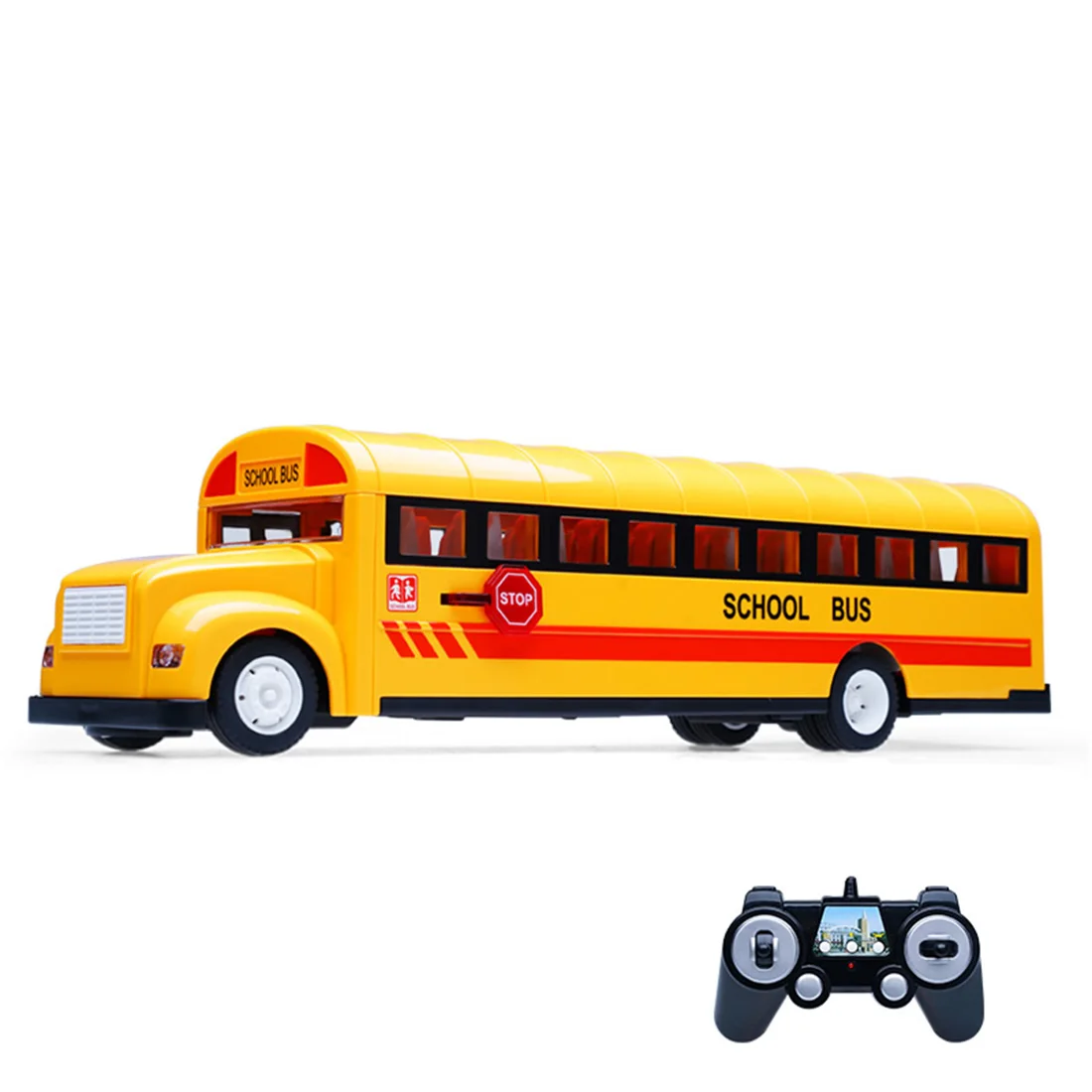 remote control school bus toy