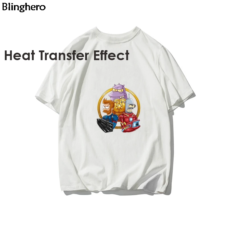 Blinghero мультфильм Futurama теплопередача патч тепловые пластыри Термоаппликации термопечати наклейки Детские аксессуары BH0351
