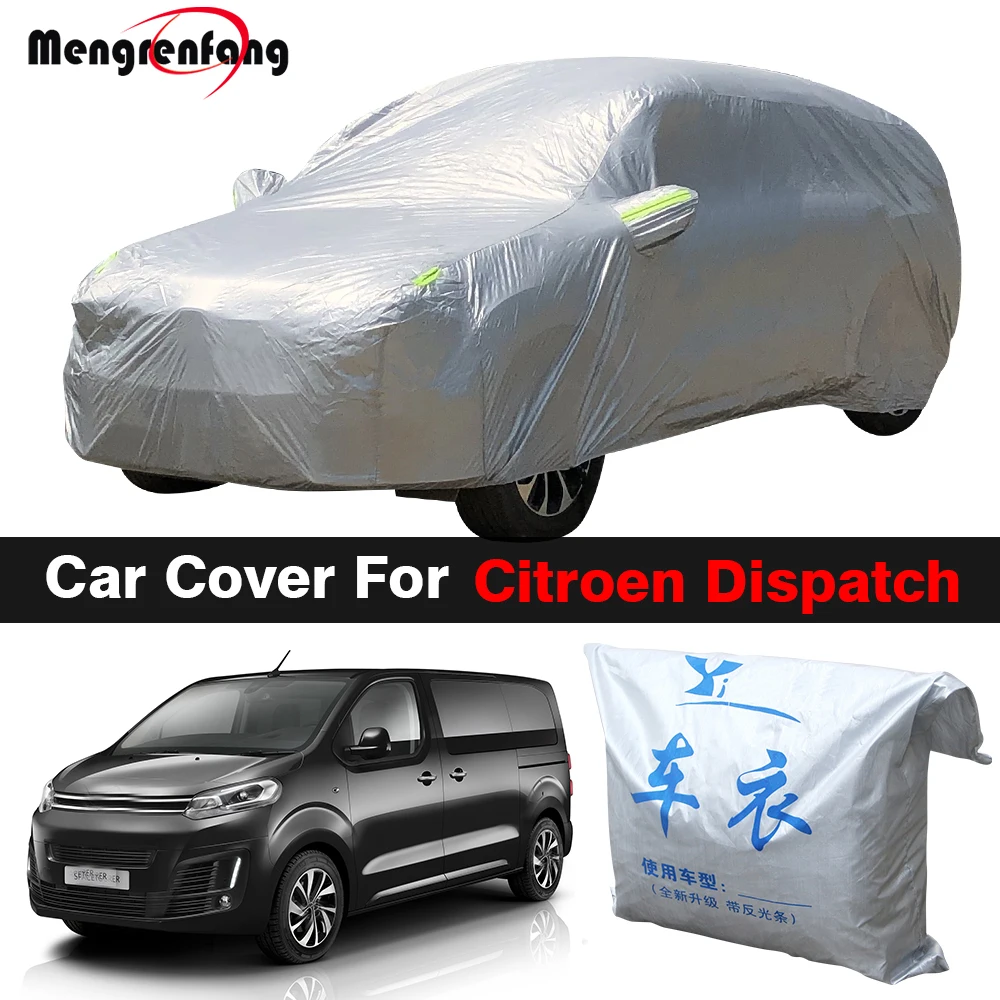 

Full Car Cover Outdoor Anti-UV Sun Shade Rain Snow Dust Resistant Cover For Citroen SpaceTourer