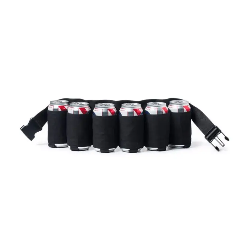 Горячая 6-Pack Пояс с пивом сумка Открытый альпинистский напиток бутылка пояс вечерние поясные сумки