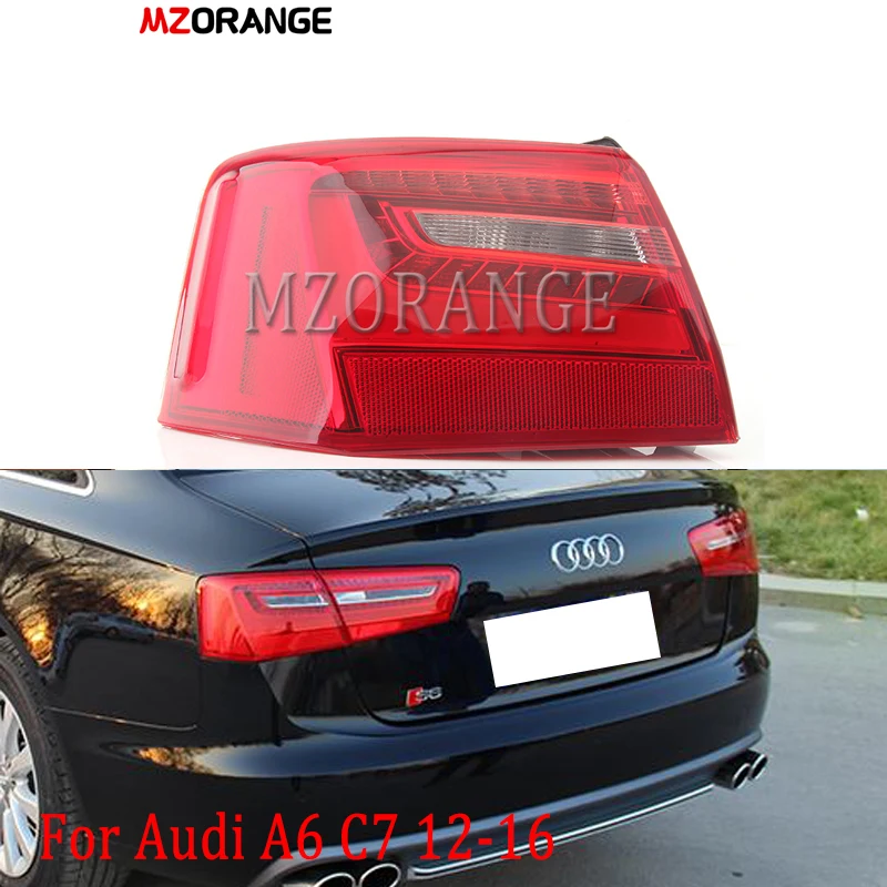 MZORANGE задний тормозной фонарь задняя фара taillamp задний фонарь задний фара для Audi A6 C7 2012