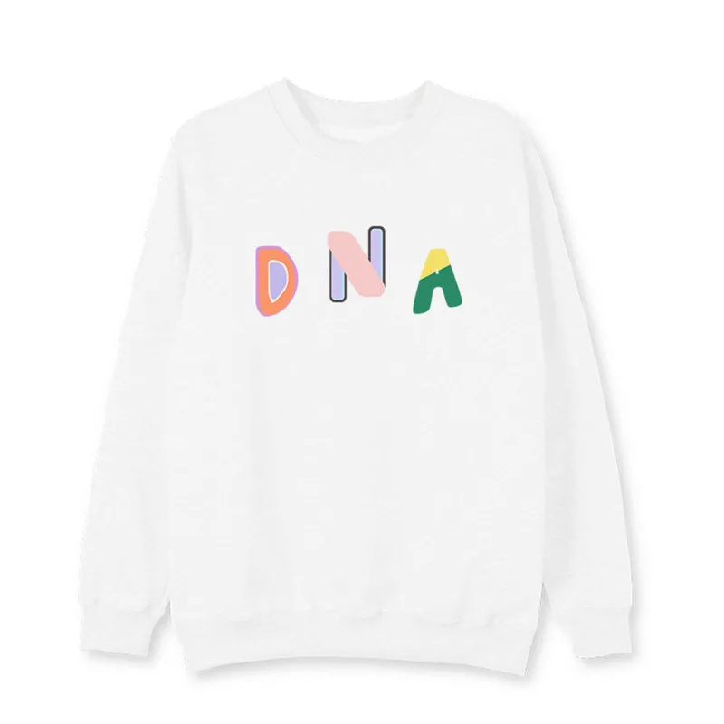 Plus cashmere B Kpop Bangtan мальчики же пункт пуловер свитшот с круглым вырезом свободные мужчины и женщины весна и осень одежда для любовников - Цвет: Plus cashmere B