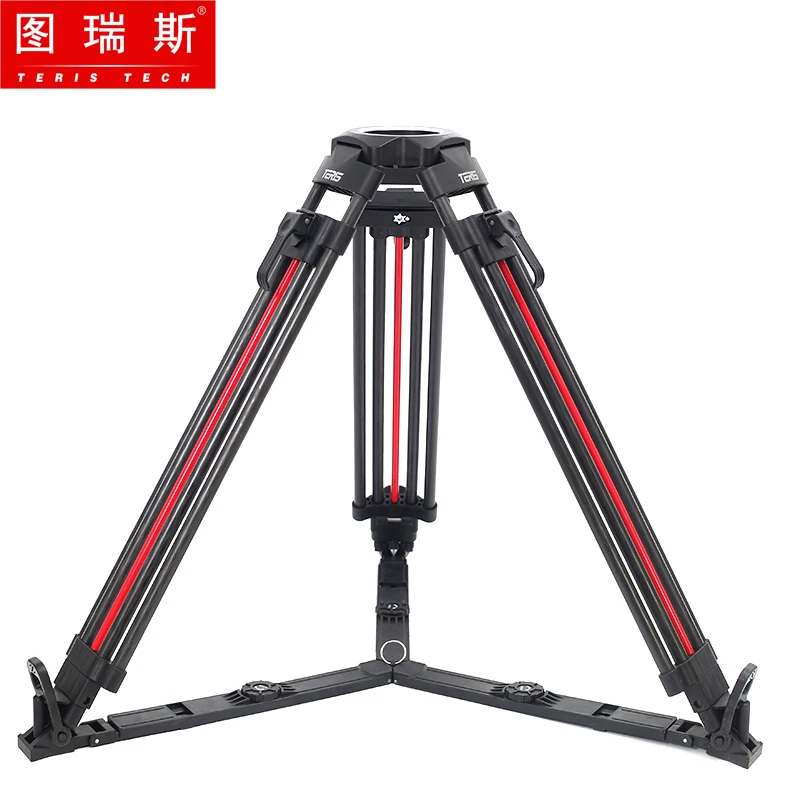 US $747.83 TRIX TSN6TQ Carbon Fiber Video Camera Tripod Kit Fluid Head Tripod Load 7KG Quick Lock Professional Tripod