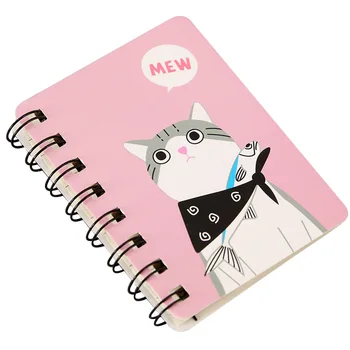 

Kawaii Cactus Spiral Notebooks Week Planner Cat Daily Supplies Day plan Diary Notepads Memo pad Cute School Stationery Kids Gift