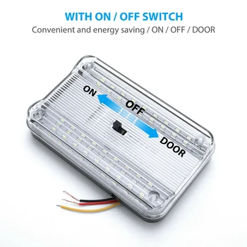 

2 New 12V 36 LED Car Vehicle Interior Dome Roof Ceiling Reading Trunk Light Lamp