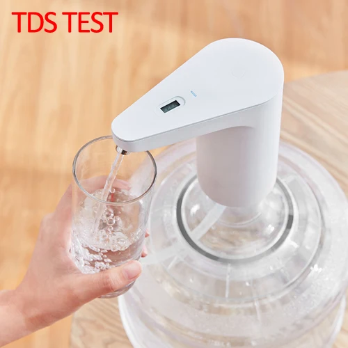 TDS TEST Mijia мини сенсорный выключатель водяной насос автоматический беспроводной Перезаряжаемый Электрический диспенсер водяной насос TDS тест - Цвет: TDS TEST