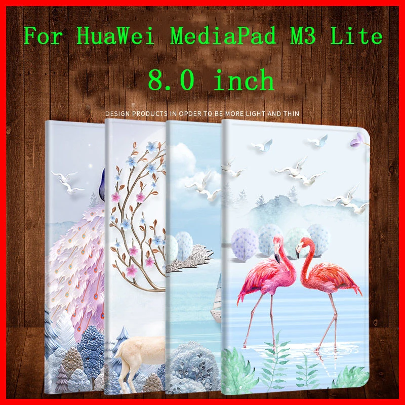 Luxury Pu Leather Flip Tablet Case Cover For Huawei Mediapad